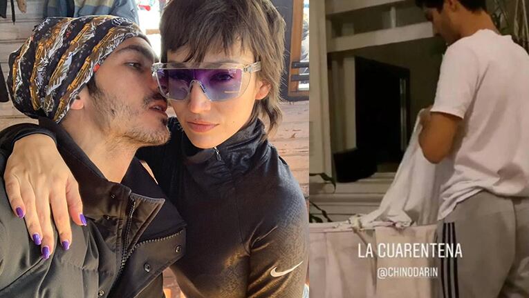 Así pasan Úrsula y Chino el aislamiento obligatorio.