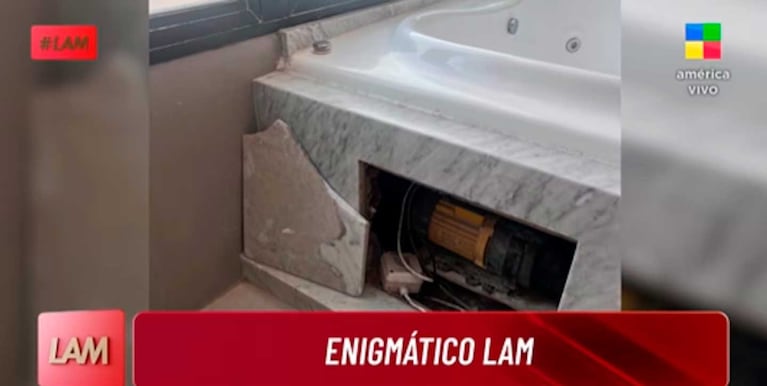 Así quedó la casa que alquilaba Romina Uhrig en General Rodríguez (Foto: captura América TV)