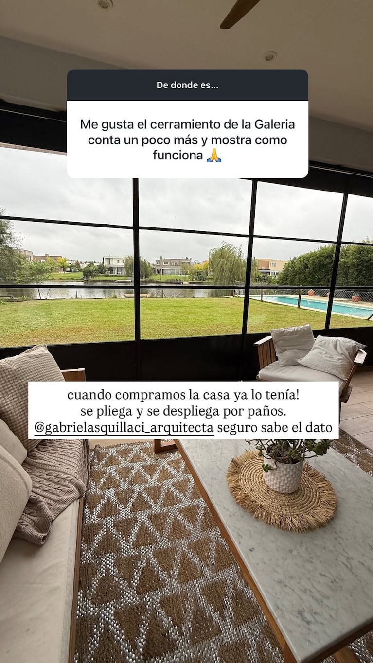 Así quedó la espectacular casa de Noelia Marzol tras una impactante renovación (Foto de Instagram)