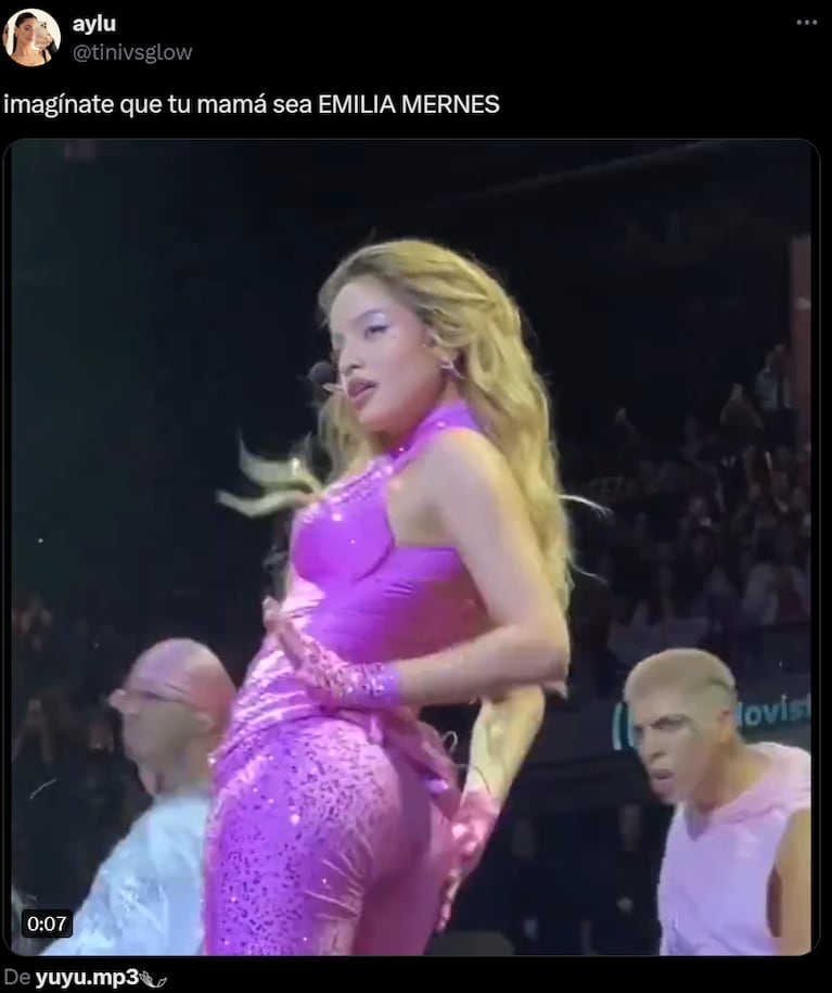 Así reaccionaron los fans de Emilia Mernes ante su posible embarazo de Duki: los memes