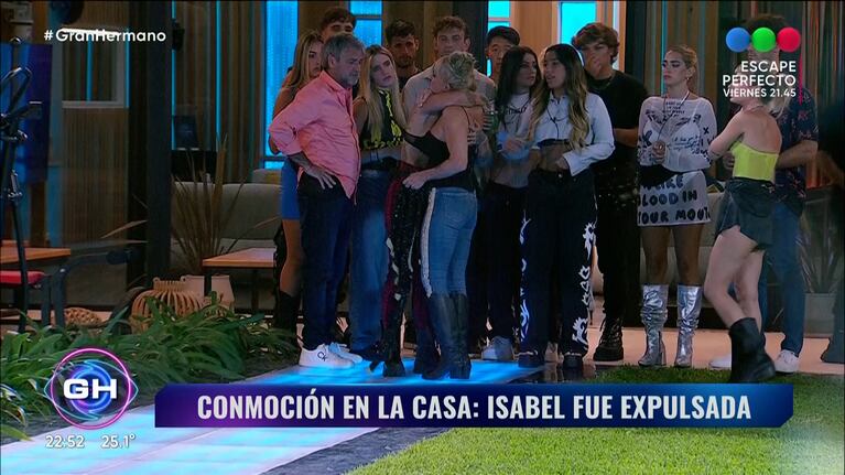 Así reaccionaron los participantes de Gran Hermano 2023 tras la expulsión de Isabel De Negri: bronca y llanto