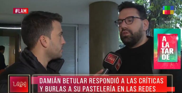 Así reaccionó Damián Betular a las fuertes críticas por la calidad y los precios de su pastelería