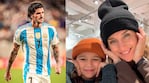 Así reaccionó el hijo de Soledad Fandiño y Residente al recibir un regalo de Rodrigo de Paul.