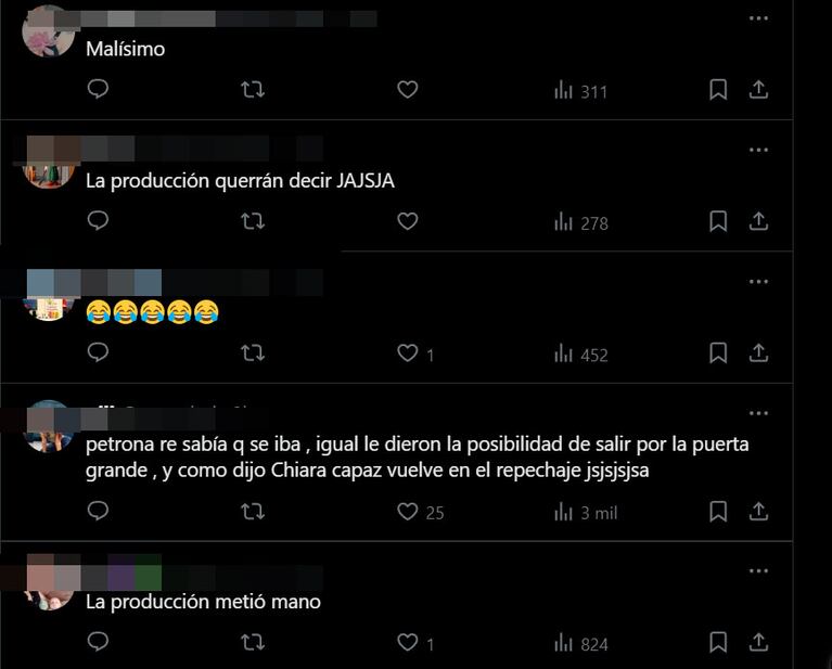 Así reaccionó el público de Gran Hermano en redes, tras la sorpresiva eliminación de Petrona