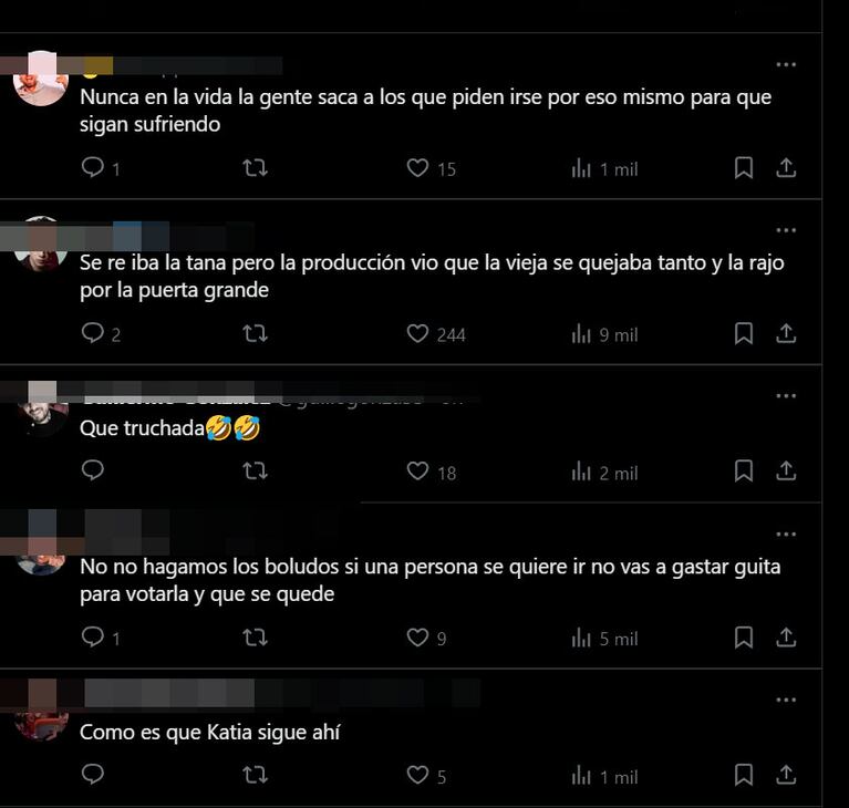 Así reaccionó el público de Gran Hermano en redes, tras la sorpresiva eliminación de Petrona