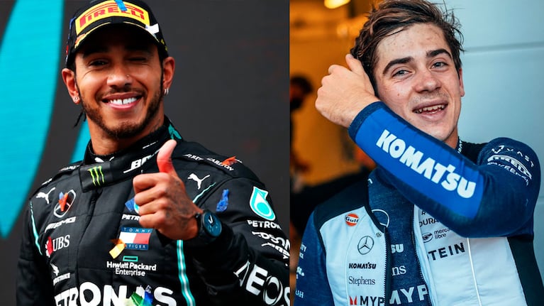 Así reaccionó Franco Colapinto al conocer a su ídolo Lewis Hamilton tras sumar puntos en la Fórmula 1.