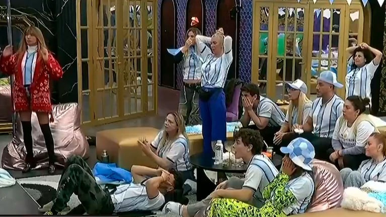 Así reaccionó la casa de Gran Hermano al triunfo de Argentina (Telefe)