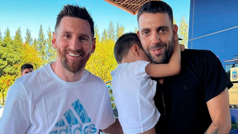 Así reaccionó Lionel Messi cuando el hijo de Ailén Bechara se negó a fotografiarse con él.