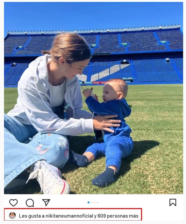 Así reaccionó Nicole Neumann al ver a Indiana junto a Luca, el hijo de Fabián Cubero con Mica Viciconte