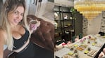 Así recibió Wanda Nara a sus hijas: mesa decorada y bienvenida familiar junto a sus hermanos