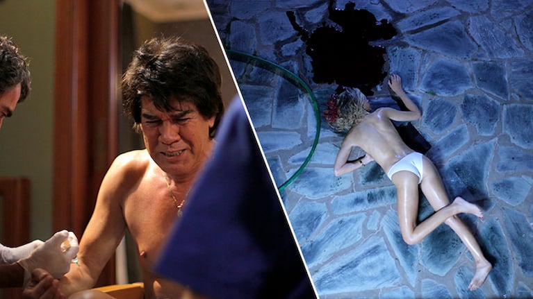 Así se filmó la violenta escena del asesinato de Alicia Muñiz en la serie de Carlos Monzón. (Foto: prensa Space)