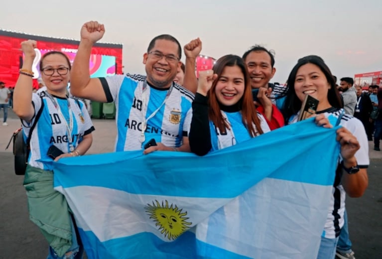 Así se vivió la final del Mundial Qatar 2022 entre Argentina y Francia alrededor del Mundo: todas las fotos