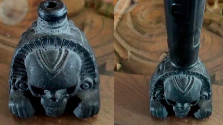 Así suena un silbato de la muerte azteca