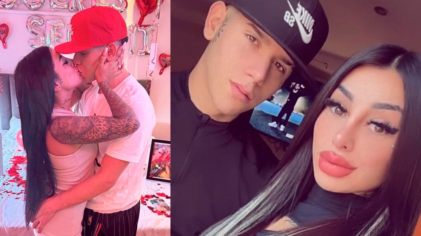 Así Tamara Báez festejó su primer aniversario con su novio.