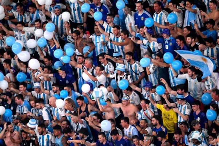 Así vivió la hinchada argentina el triunfo ante Polonia por el Mundial Qatar 2022