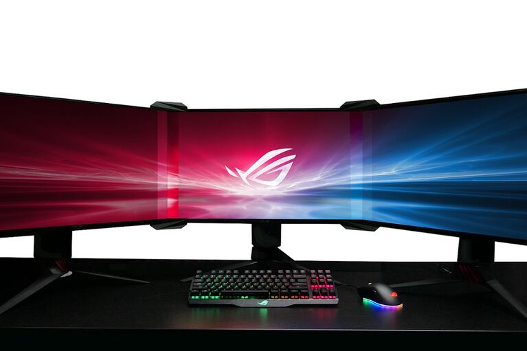 Asus puede fusionar tres monitores en uno