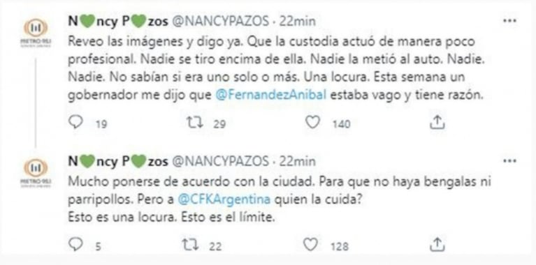 Ataque a Cristina Kirchner: qué dijeron Gonzalo Heredia, Pablo Echarri, Flor de la Ve y Ricardo Montaner