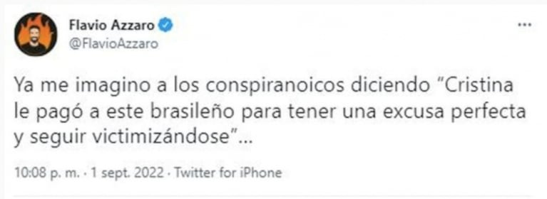 Ataque a Cristina Kirchner: qué dijeron Gonzalo Heredia, Pablo Echarri, Flor de la Ve y Ricardo Montaner