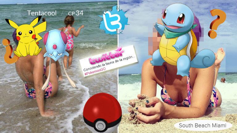 ¡Atrapalo! La primera famosa argentina en cruzarse con un Pokémon.