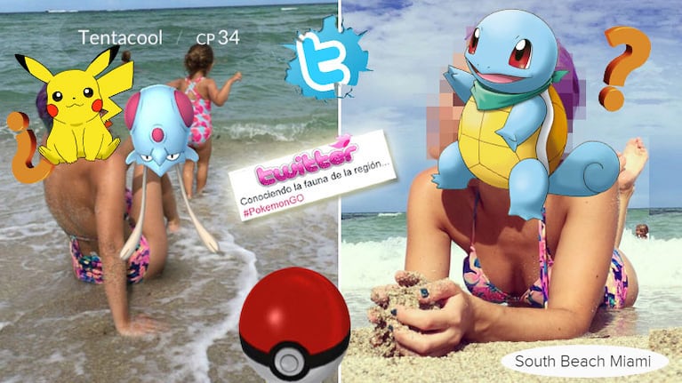 ¡Atrapalo! La primera famosa argentina en cruzarse con un Pokémon.