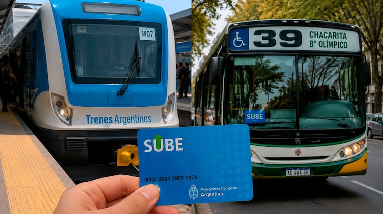Aumentó el transporte en Buenos Aires: cuánto cuesta el boleto de colectivo y tren (foto creada con IA)
