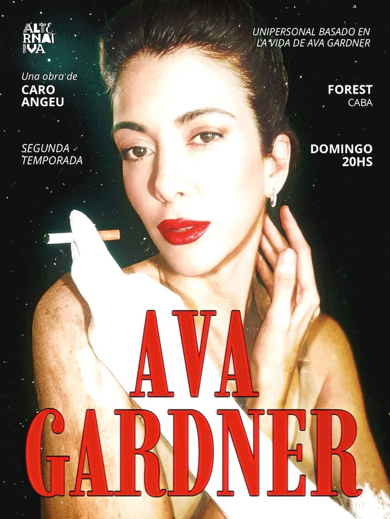 Ava Gardner por Caro Angeu.