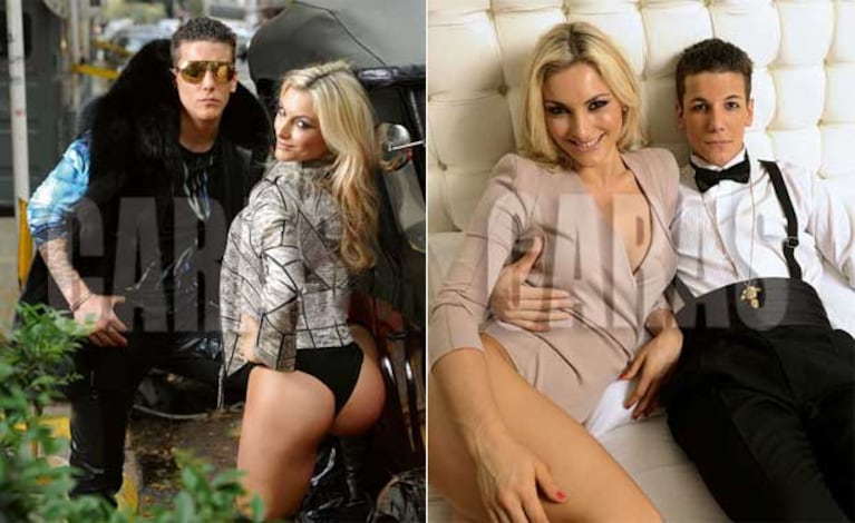 Axel Caniggia y Sofía Macaggi para la revista Caras.