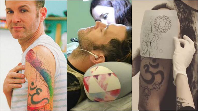 Axel eligió un motivo místico para tatuarse en su brazo. Foto: Instagram