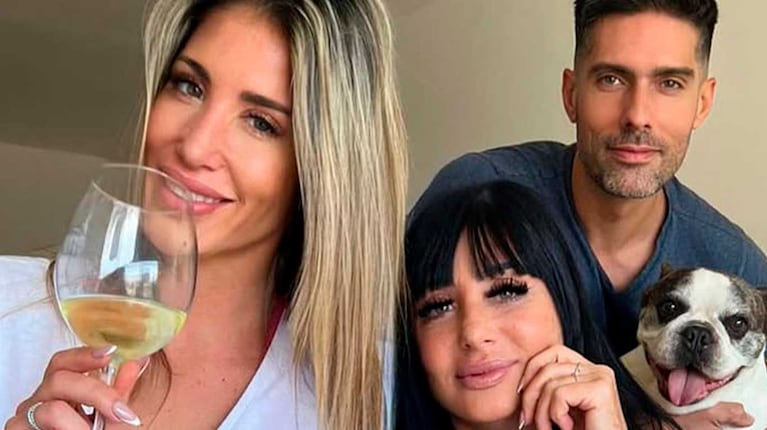 Ayelén Paleo, su madre y su hermano (Foto: Instagram)
