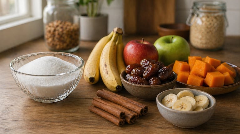 Azúcar refinada, alimentos naturales