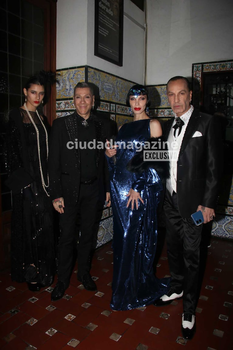 Azul Medina, Roberto Piazza, Loreley Portas y Walter Vázquez (Fotos: Movilpress)