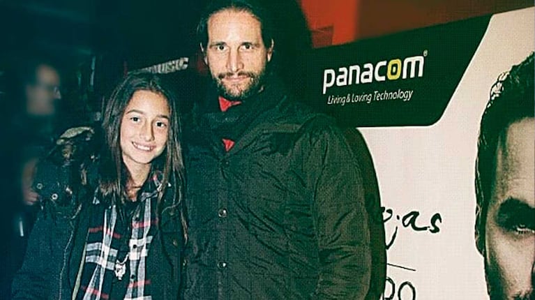 Azul y Darío Giordano (Foto: Instagram @fans_de_achu_giordano)