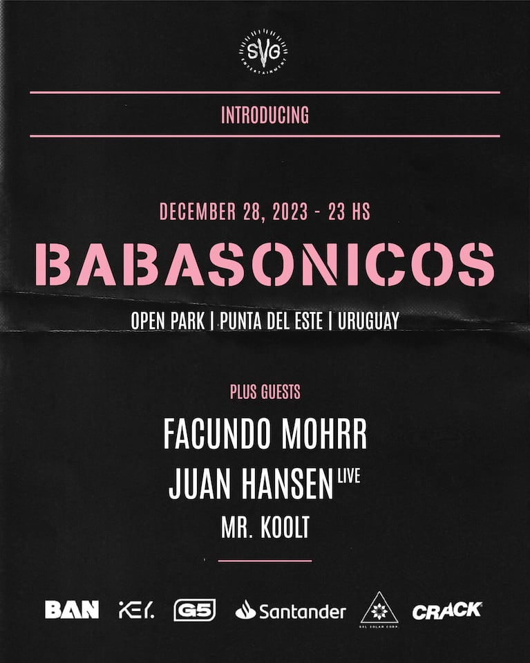 Babasónicos abre la temporada en Punta del Este: últimas entradas en venta en Argentina y Uruguay