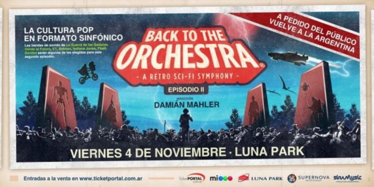 Back To The Orchestra en Argentina 2022: cuándo y cómo comprar las entradas
