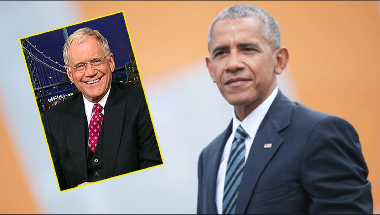 Barack Obama será el primer entrevistado de David Letterman en su programa de Netflix (Foto: Web)