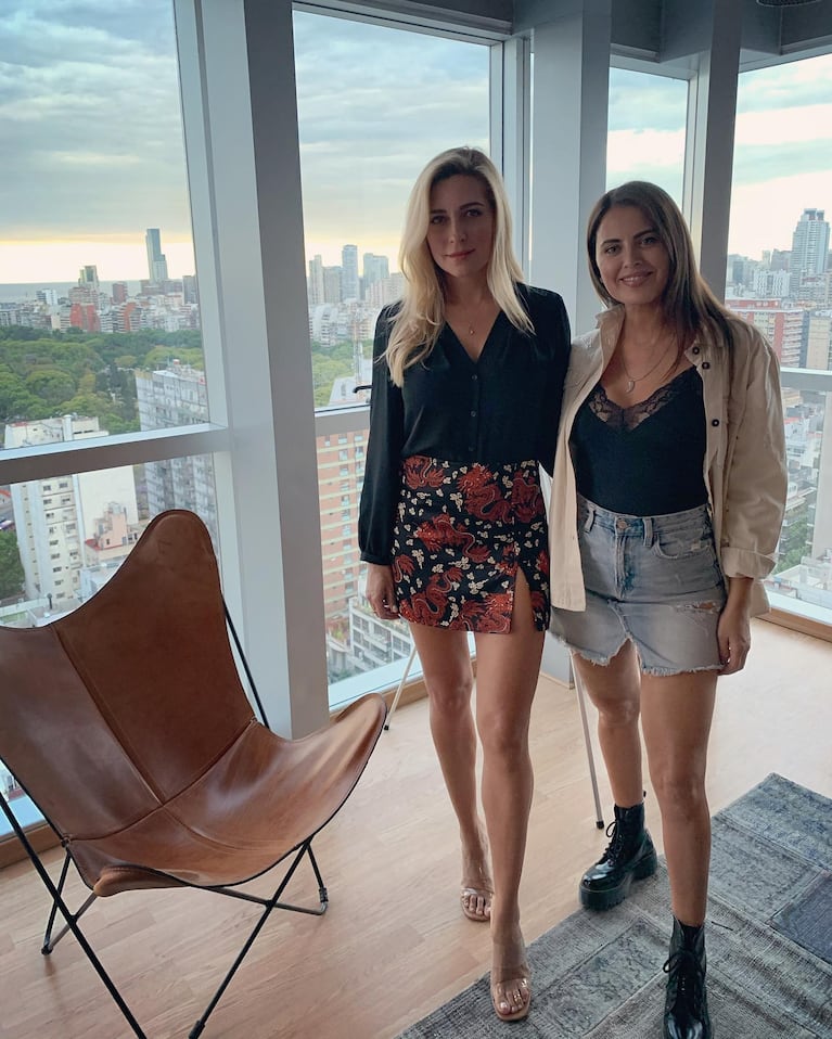 Bárbara Cobello y Silvina Luna. (Foto: @barbycobelo)