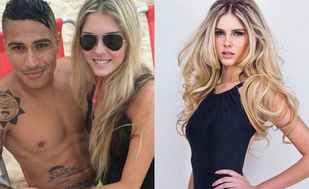 Bárbara Evans y su ex, el futbolista Paolo Guerrero (Fotos: Web). 