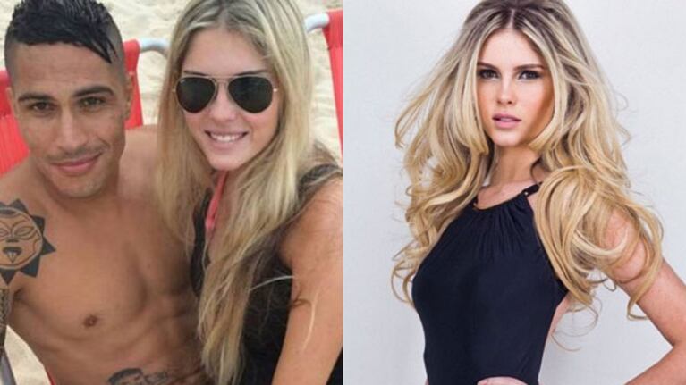 Bárbara Evans y su ex, el futbolista Paolo Guerrero (Fotos: Web).