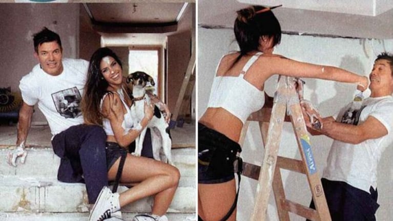 Bárbara Franco y Fernando Burlando decoraron la casa de barrio Parque. (Foto: revista Gente)