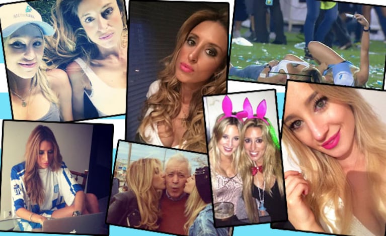"Barbi" y "Mechi", las hijas del presidente de Racing. (Foto: Twitter)