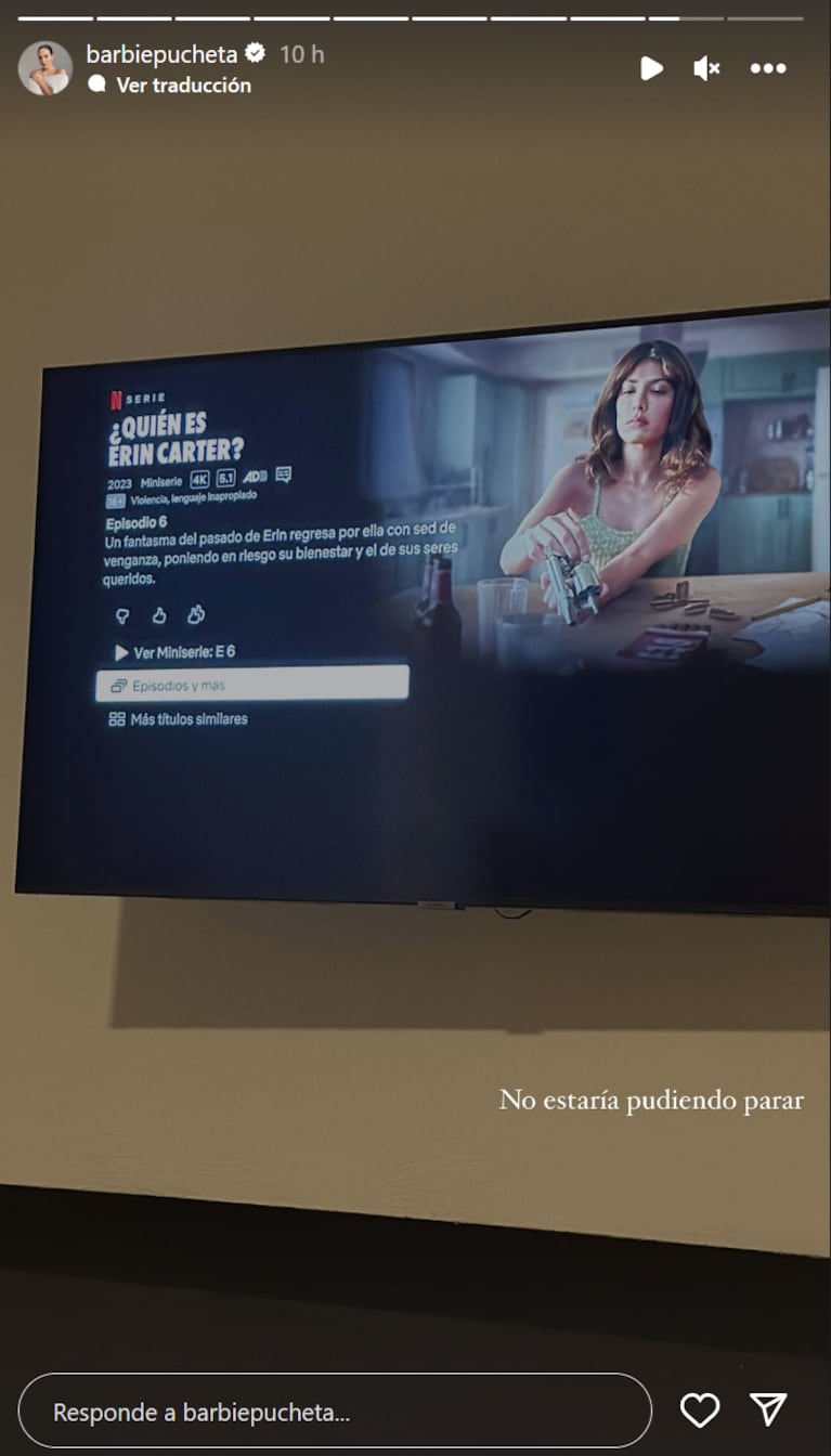Barbie Vélez mostró cuál es la actividad que más disfruta con Lucas Rodríguez en su casa: “No puedo parar”