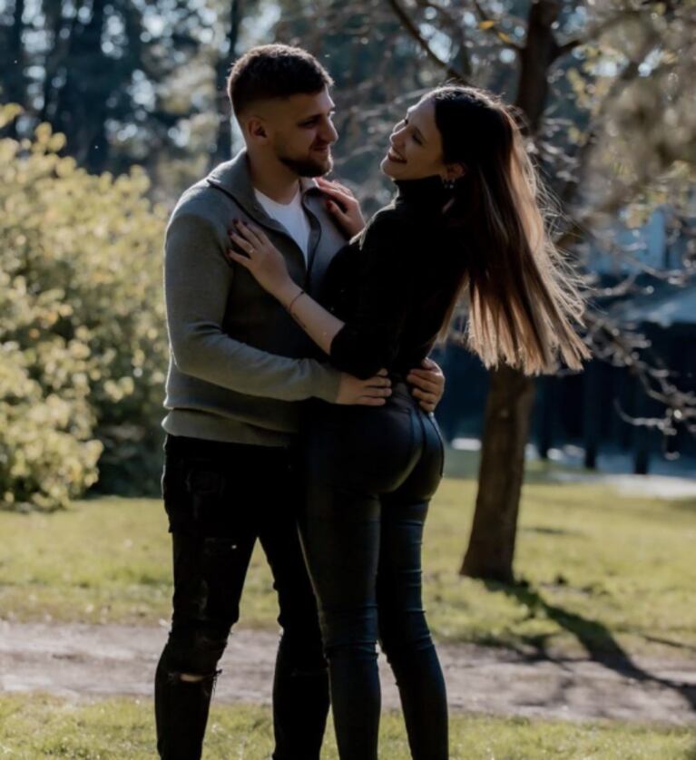 Barbie Vélez posteó un adelanto de las fotos que hizo con Lucas Rodríguez para su casamiento: "Cada vez falta menos"