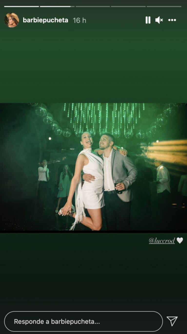 Barbie Vélez reveló en fotos cuáles fueron los tres momentos más felices de su casamiento