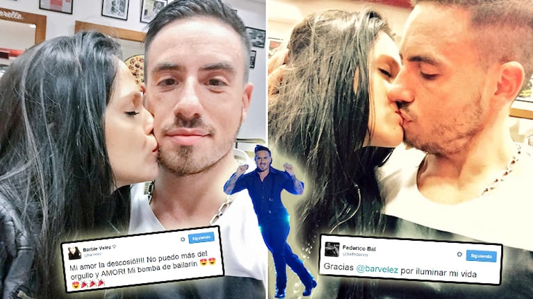 Barbie Vélez, tiernas fotos y elogios para Fede Bal tras su debut en ShowMatch. (Foto: Twitter)