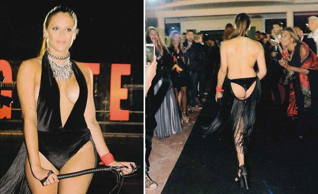 Barbie Velez, una diosa "sado" al estilo 50 sombras de Grey. (Foto: revista Gente)