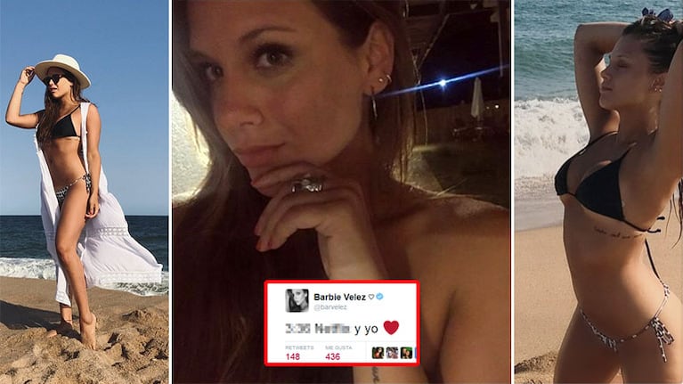 Barbie Vélez, una diosa suelta en Punta del Este. (Foto: Instagram)
