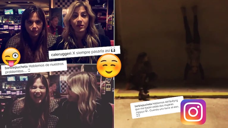 Barbie Vélez y Candela Ruggeri, divertidas en las noche porteña (Foto: Instagram)