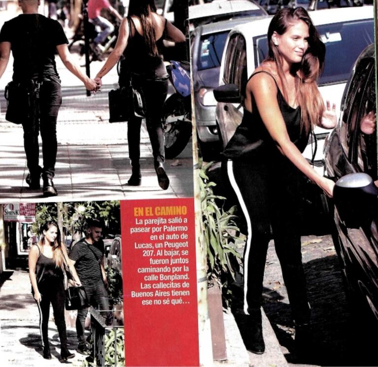 Barbie Vélez y Lucas Rodríguez, enamorados por las calles de Palermo