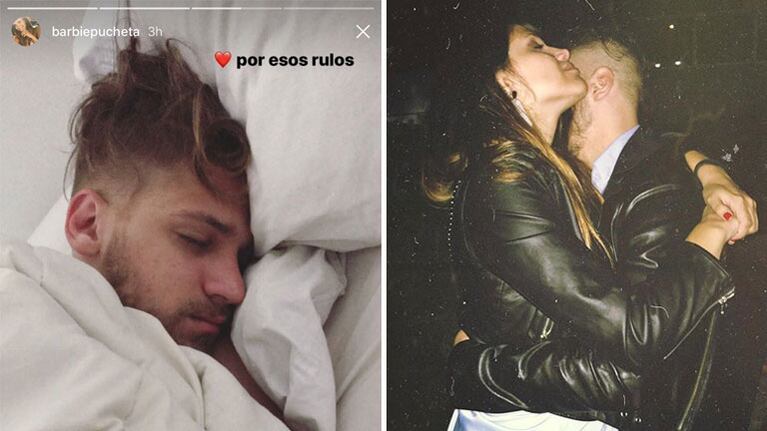 Barbie Vélez y Lucas Rodríguez, súper enamorados en el comienzo de 2018. (Foto: Instagram)