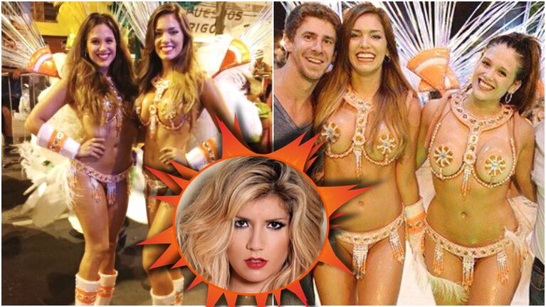 Barbie Vélez y Rocío Robles, juntas en el carnaval de San Fernando (Fotos: Twitter y Ciudad.com)